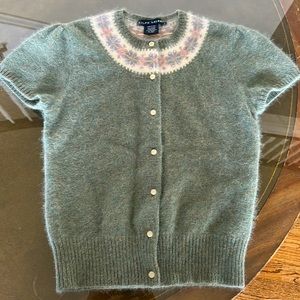 Beautiful button Angora sweater